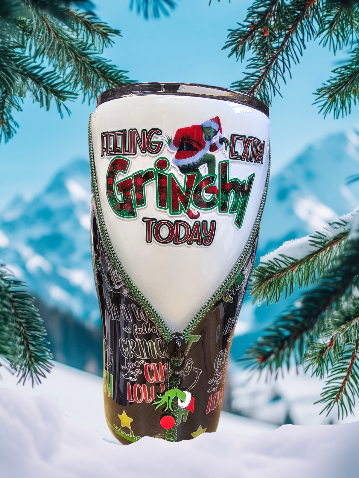 Feeling Extra Grinchy 30oz Zipper