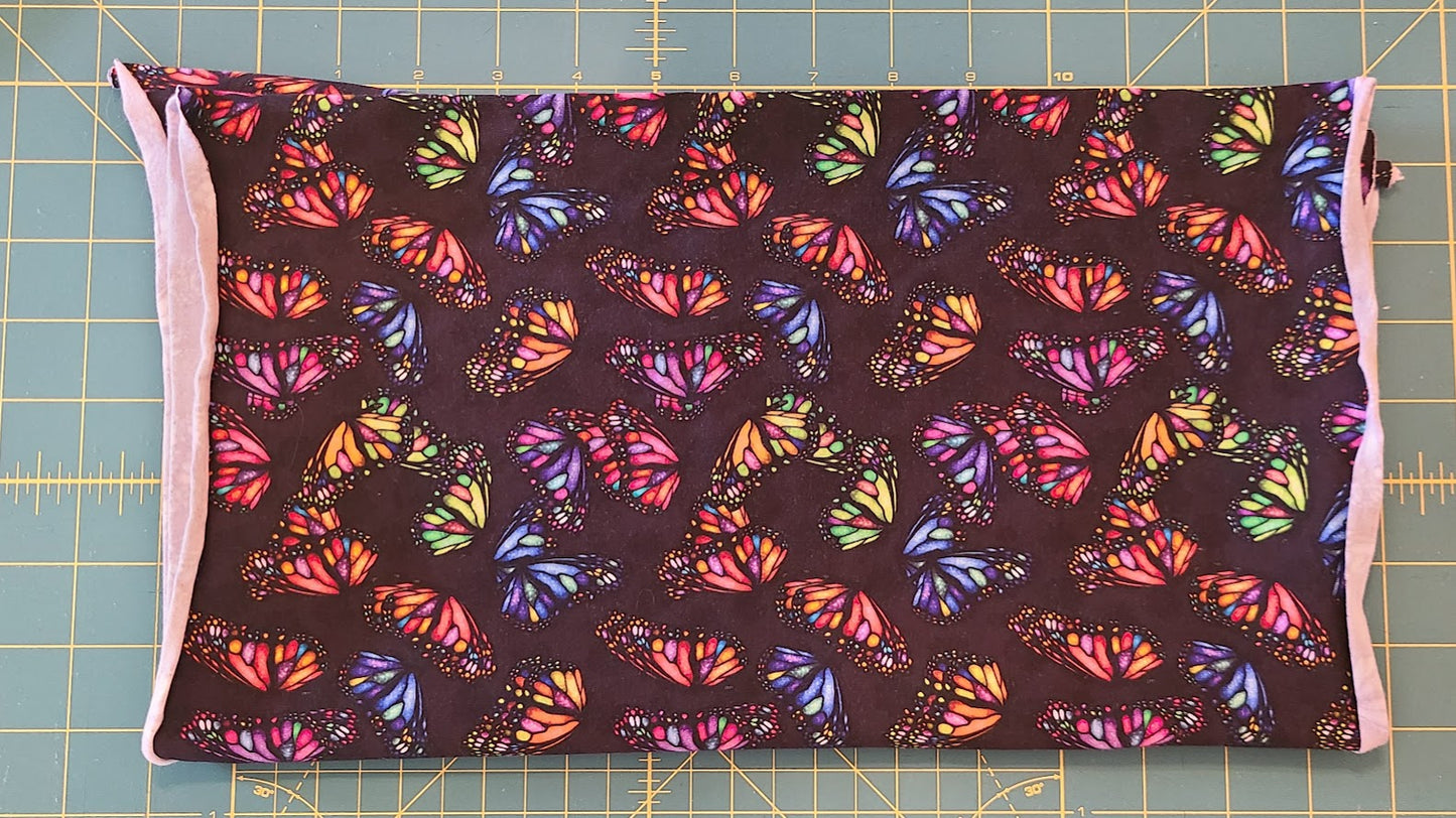 Colorful Butterflies Custom Fabric CL 9x14 Cup Cut