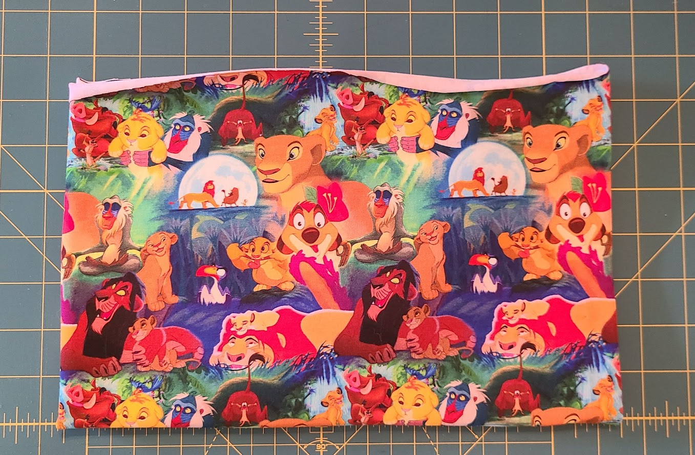 Lions and Friends Custom Fabric CL 9x14 Cup Cut