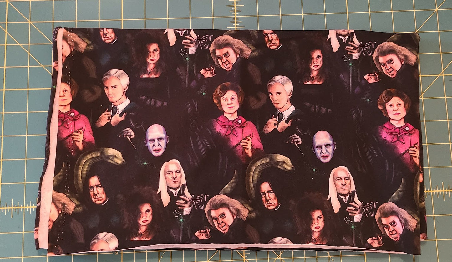 Potter Villains Custom Fabric CL 9x14 Cup Cut