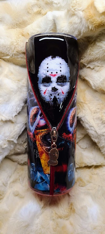 Jason Voorhees Friday the 13th Zipper 30oz