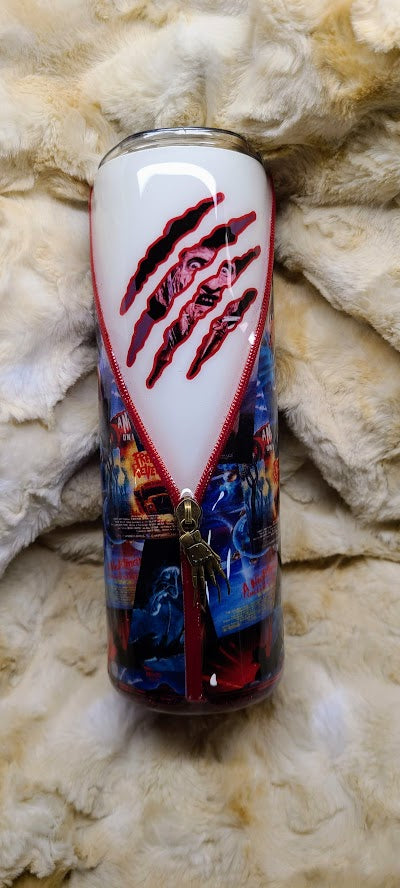 Freddy Krueger Nightmare On Elm St Zipper 30oz