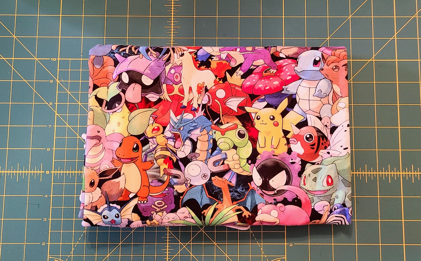 Pokemon Mash Custom CL Fabric 9"x14" Cut