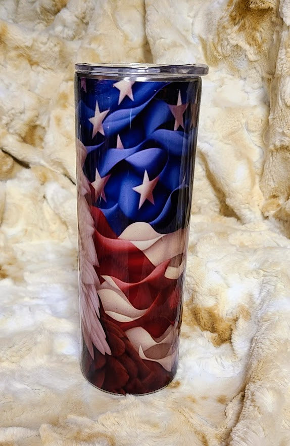 American Flag and Eagle 20oz