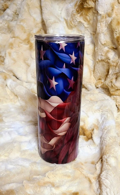 American Flag and Eagle 20oz