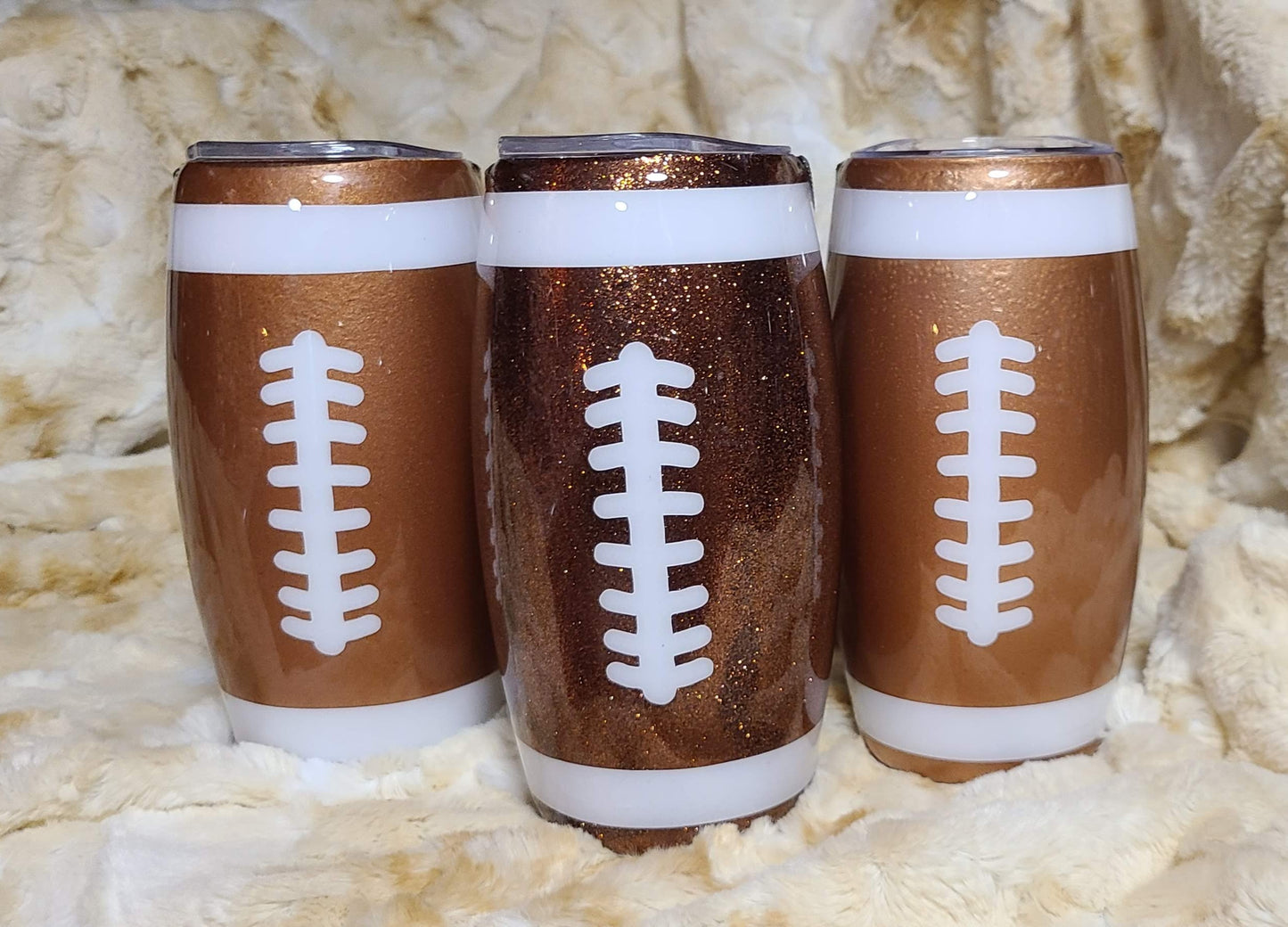 25oz Football Tumbler