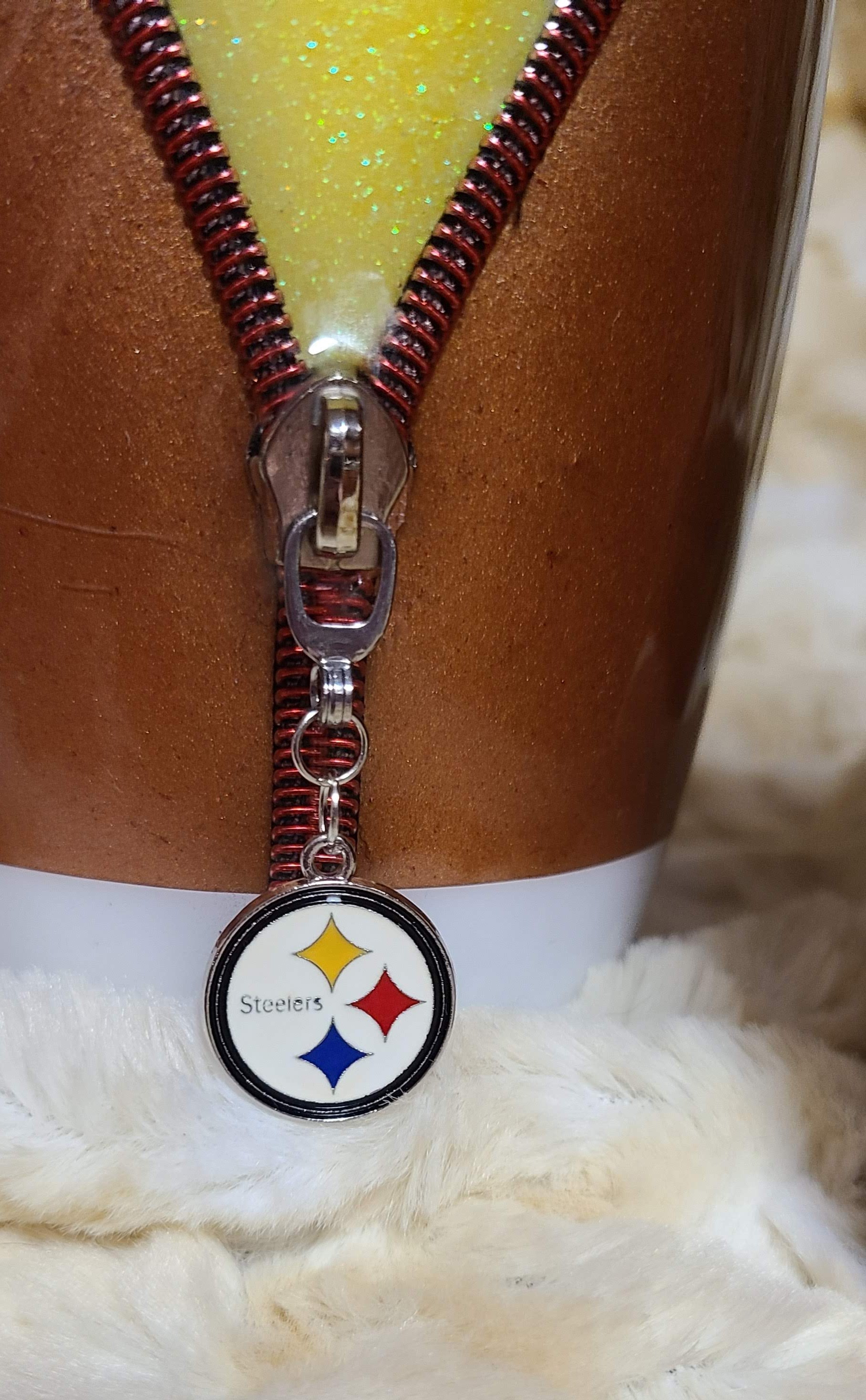 Football Zipper Tumbler 25oz ***PREORDER*** – Creature Comforts Cups And  Crafts