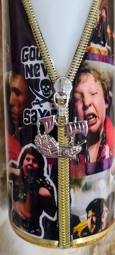 The Goonies Zipper Skinny Tumbler 30oz