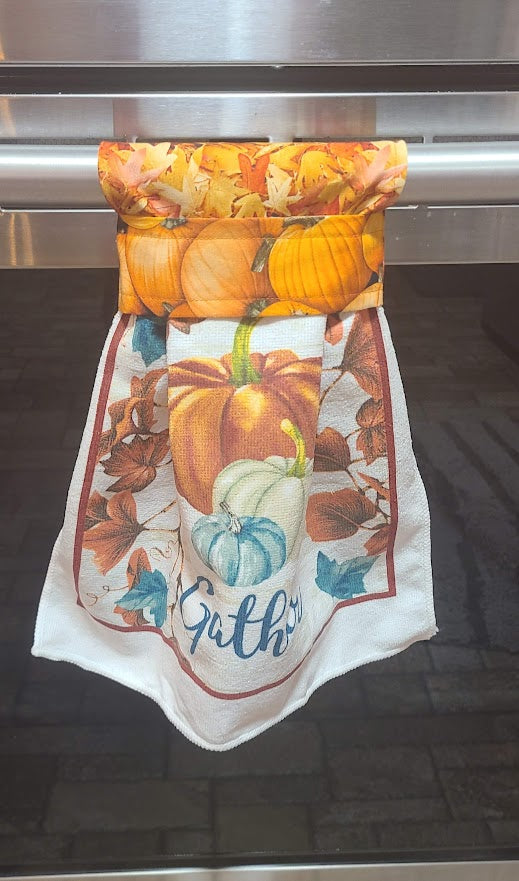 Fall / Halloween / Horror Themed Hanging Tea Towels