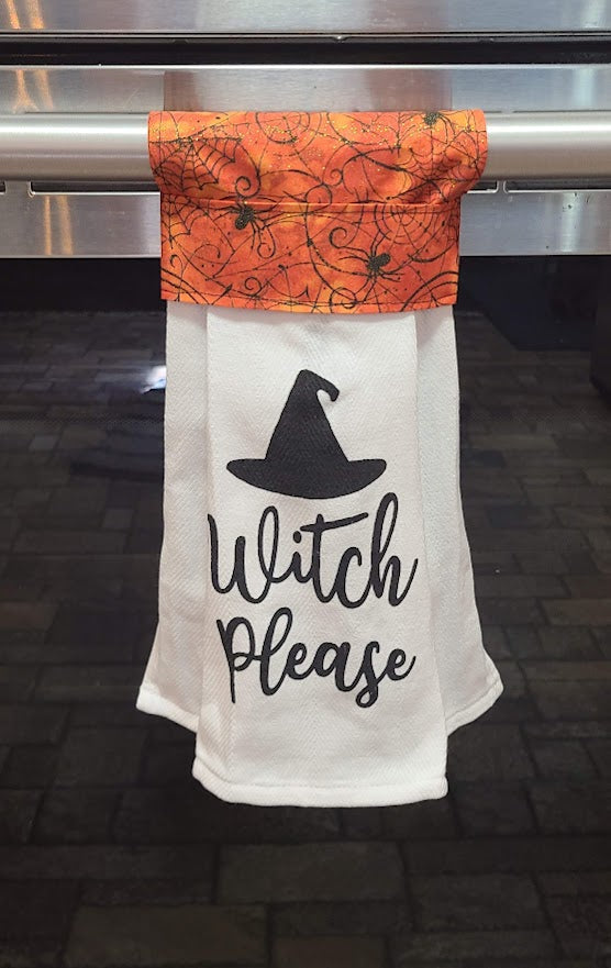 Fall / Halloween / Horror Themed Hanging Tea Towels