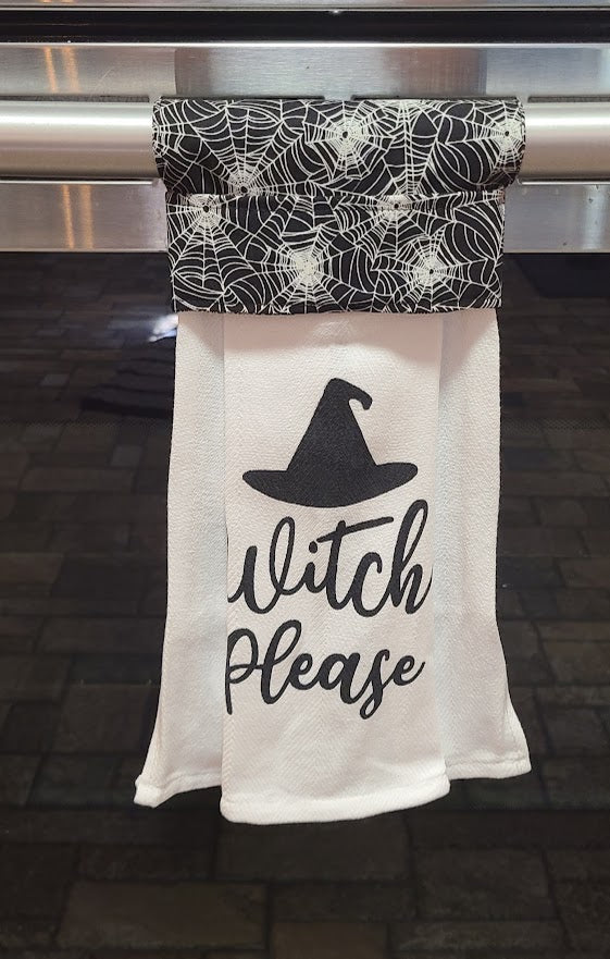 Fall / Halloween / Horror Themed Hanging Tea Towels