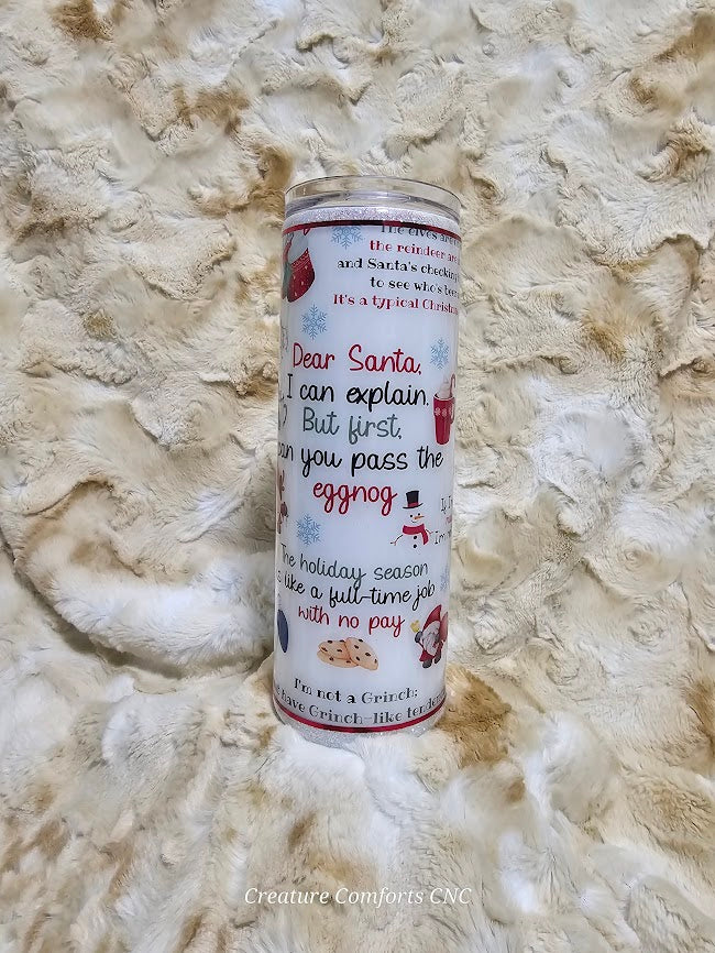 Dear Santa, I Can Explain.... 20oz