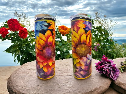 Colorful Sunflowers 20oz