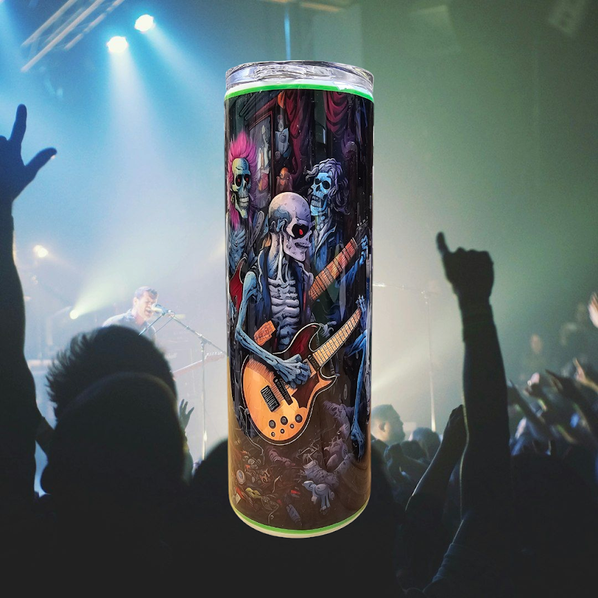 Zombie Rock Band Glow In The Dark 20oz